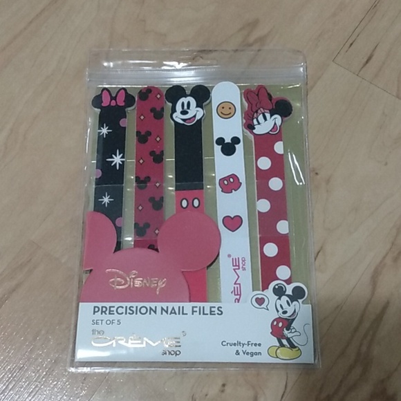 Disney The Creme Shop Minnie Minnie Mouse Precision Nail Files Set of 5 - Picture 2 of 6